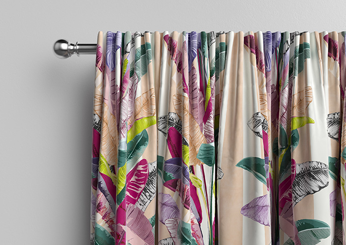 Palm Springs, Peach Stripe - Made To Measure Curtains - Image 10